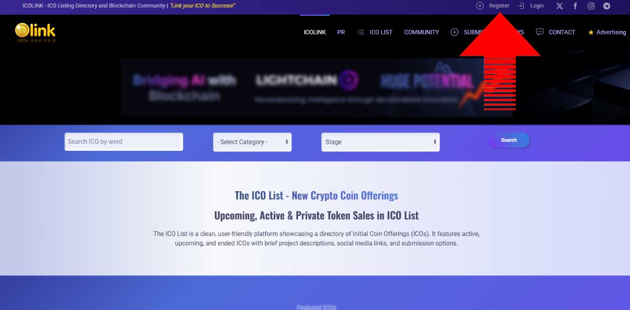 Social ICO Registration Form