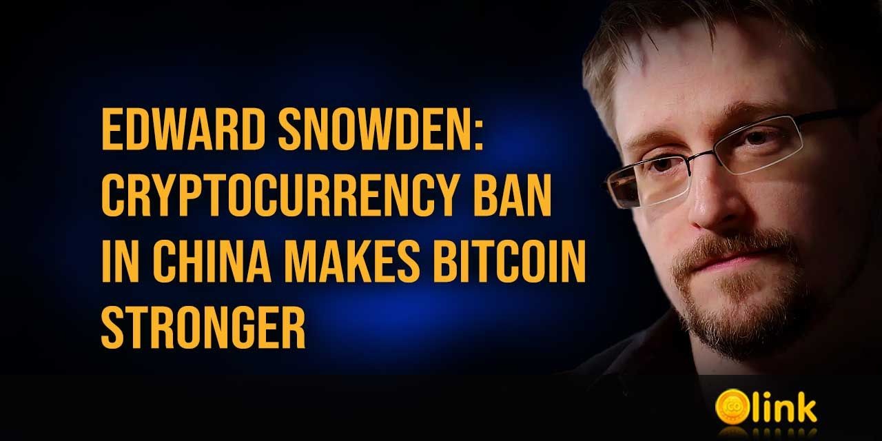 Edward Snowden - Cryptocurrency Ban in China Makes Bitcoin Stronger