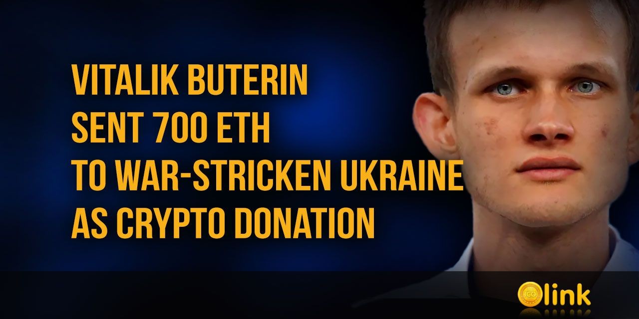 Vitalik Buterin Sent 700 ETH to Ukraine